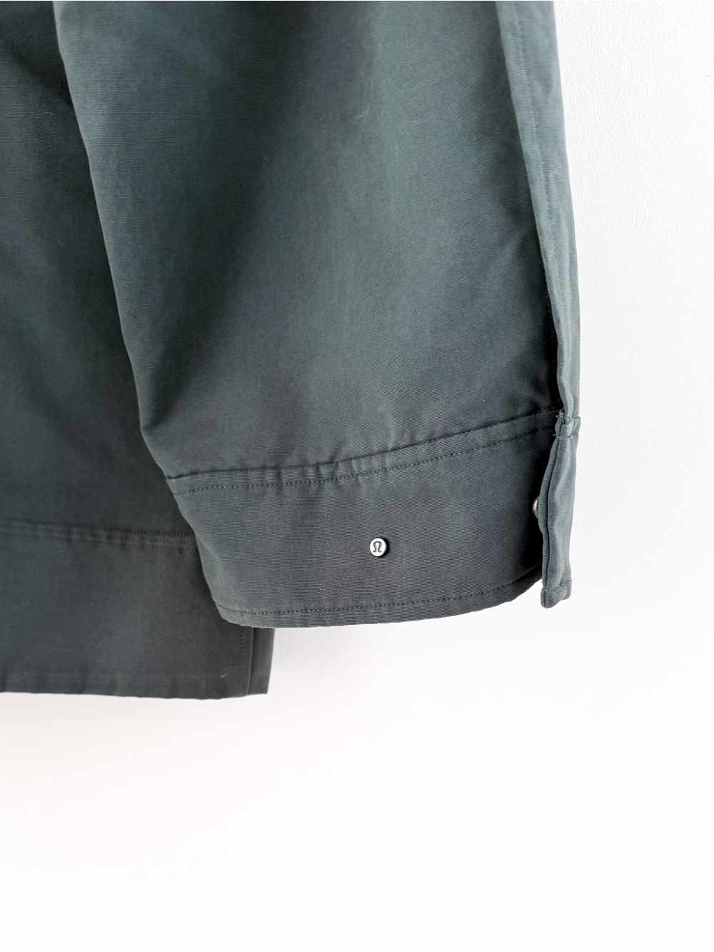 NEW Lululemon Men's Green-Gray Zip-Front Utility Field Jacket XL Detachable - Picture 12 of 15